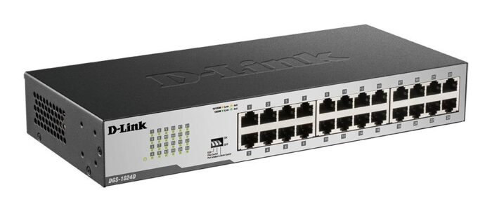Суич D-Link DGS-1024D/E, 24 портов 10/100/1000, Desktop, rack mount - Image 2
