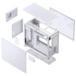 Кутия Jonsbo D31 Mesh Screen TG, mATX, Бял - Image 9