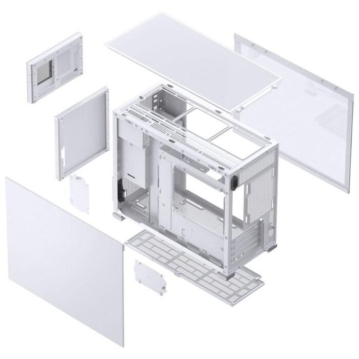 Кутия Jonsbo D31 Mesh Screen TG, mATX, Бял - Image 9