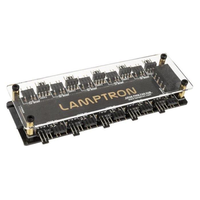 Хъб за вентилатори Lamptron SP901 A-RGB, Hub, 10x 4-pin/3pin - Image 1