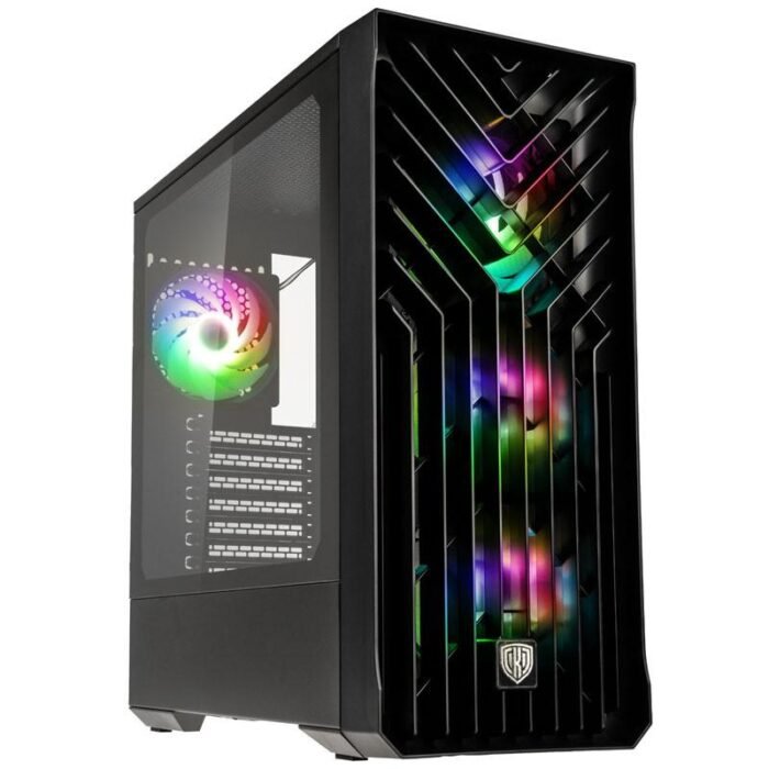 Кутия Kolink Unity Cascade ARGB Mid-Tower, Black - Image 1