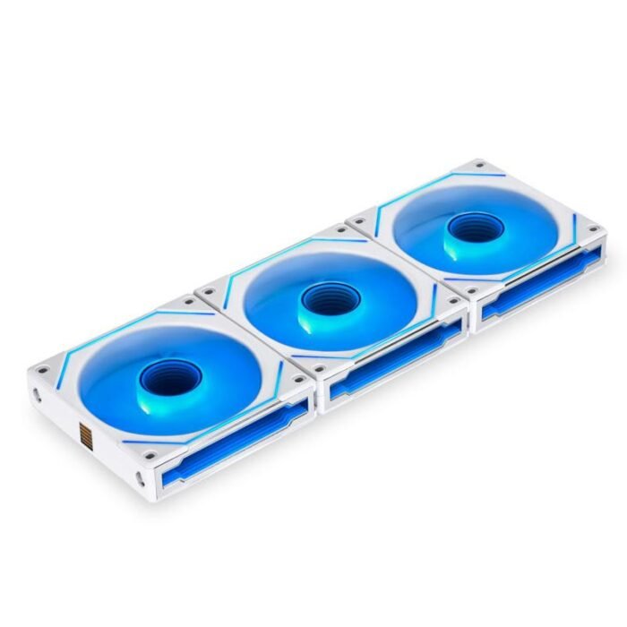 Вентилатори Lian-Li UNI SL-INF 120, ARGB, 3 Fan комплект, Включен контролер, Бял - Image 1