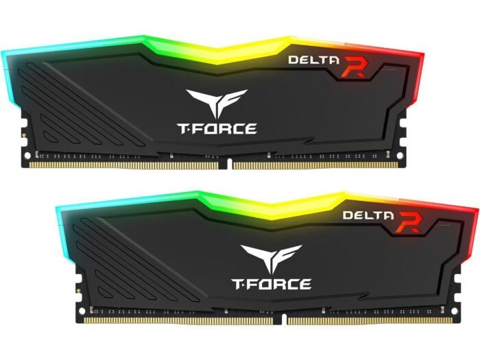 Памет Team Group T-Force Delta RGB Black DDR4 16GB (2x8GB) 3200MHz 1.35V - Image 1