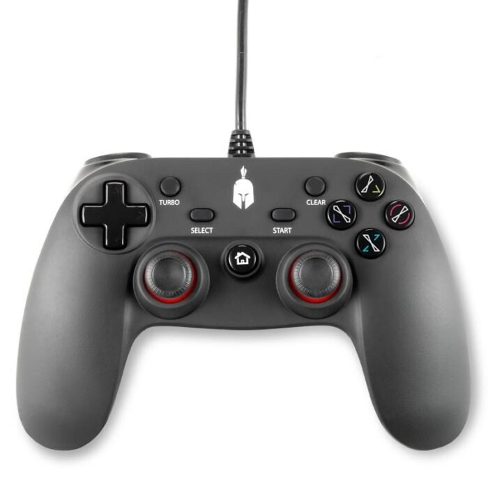 Жичен геймпад Spartan Gear Oplon, за PC и PS3, Черен - Image 1