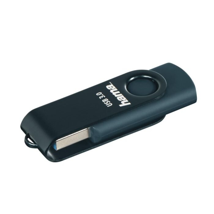 USB памет HAMA Rotate, 64GB, USB 3.0 70 MB/s, Петролно синьо - Image 1
