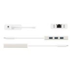 Хъб 3-портов J5create JCH471, USB-C 3.1, USB-A 3.0, Gigabit Ethernet - Image 3