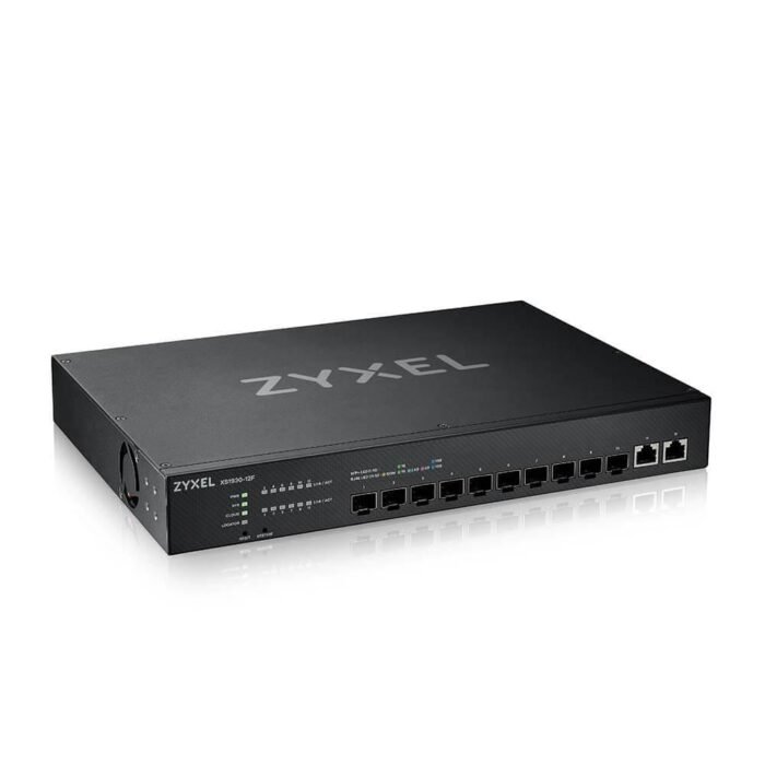 Суич ZyXEL XS1930-12F 10-портов 10GbE SFP + 2x10Gb RJ-45 порта смарт управляем - Image 1