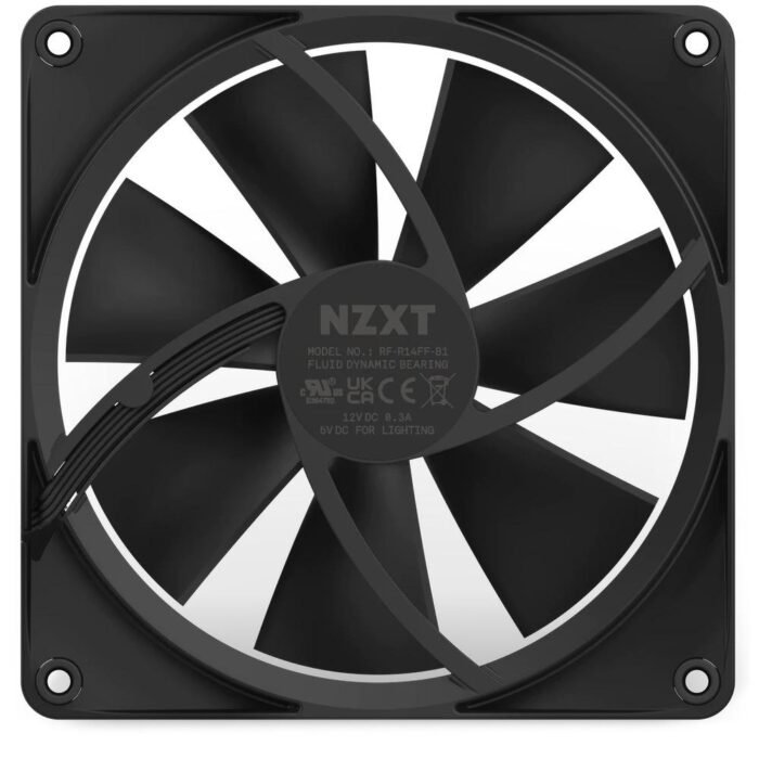 Вентилатор NZXT F140 RGB Черен - Image 6