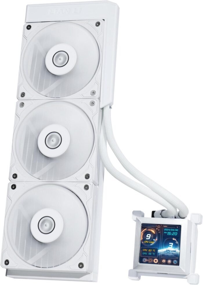 Охладител за процесор Lian Li HydroShift LCD 360 Silent - White - Image 1