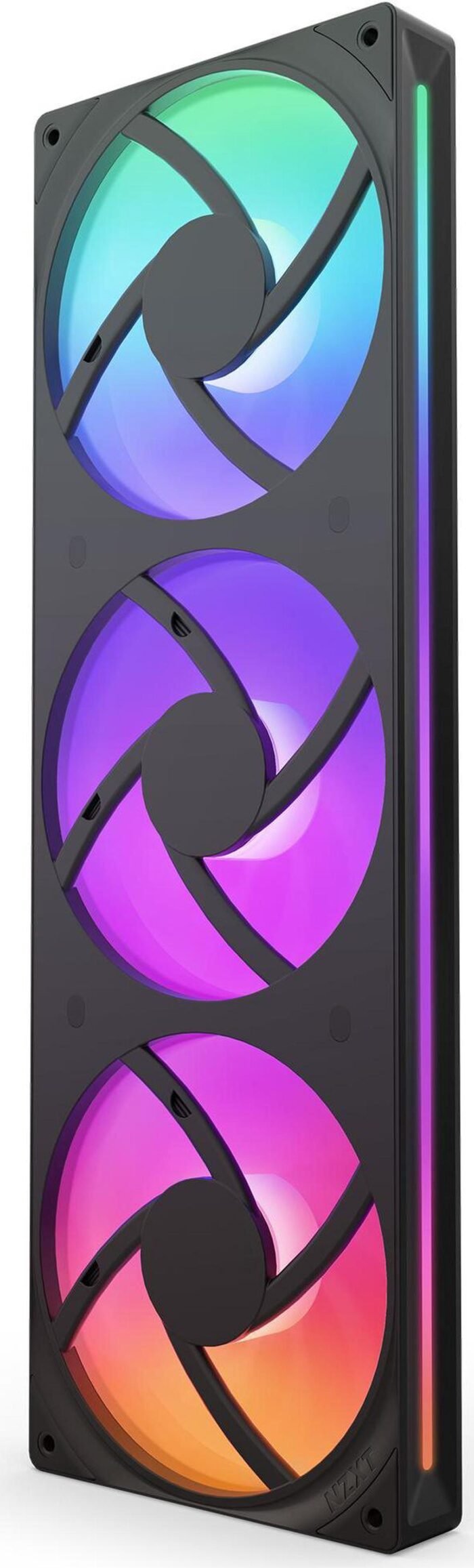 Комплект вентилатори NZXT F360 Black RGB Core - Image 2