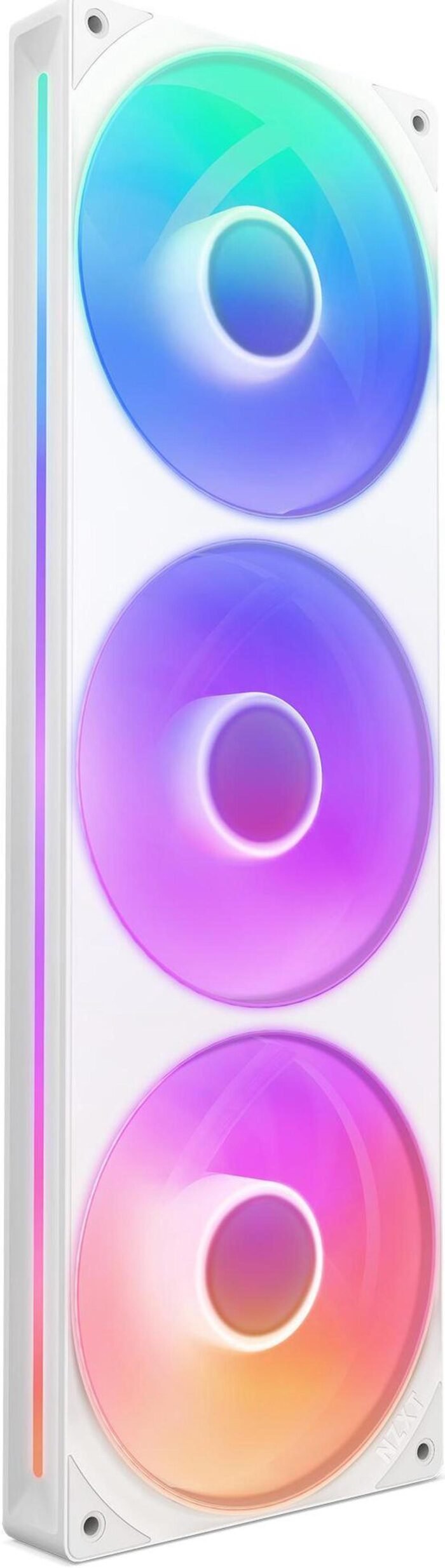 Комплект вентилатори NZXT F360 White RGB Core - Image 1