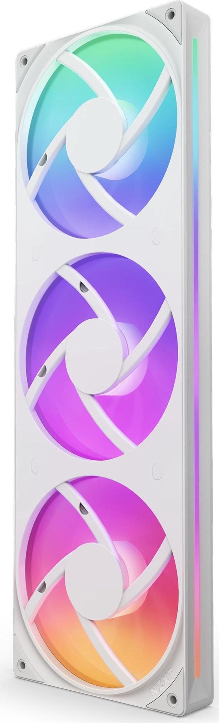 Комплект вентилатори NZXT F360 White RGB Core - Image 2