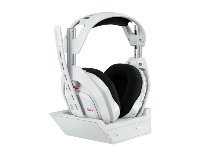 Logitech Astro A50 Lightspeed безжични слушалки с докинг станция, Бели - Image 1
