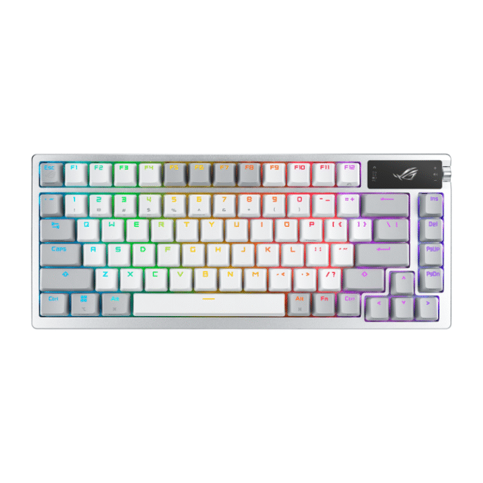 Геймърска безжична Клавиатура ASUS ROG Azoth - Moonlight White - Image 1
