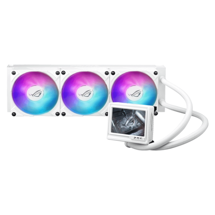 Охладител за процесор ASUS ROG RYUJIN III 360 ARGB EXTREME White Edition 3.5" LCD Display - Image 1