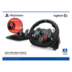 Волан Logitech Driving Force G29 PS3/PS4/PS5/PC в комплект с геймърски слушалки Astro A10 - Image 3