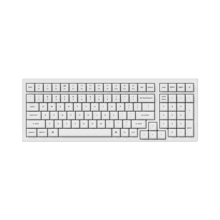 Геймърска Механична клавиатура Keychron K4 Pro White K4P-O3 - Image 1