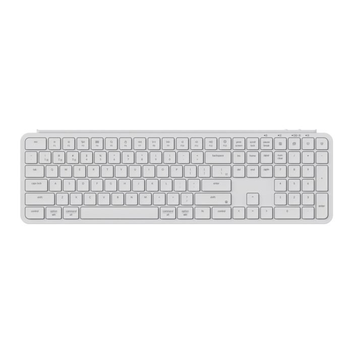 Безжична клавиатура Keychron B6 Pro Ultra-Slim - Ivory White - Image 1
