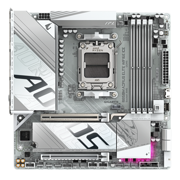 Дънна платка GIGABYTE B850M AORUS ELITE WIF6E ICE socket AM5 - Image 1