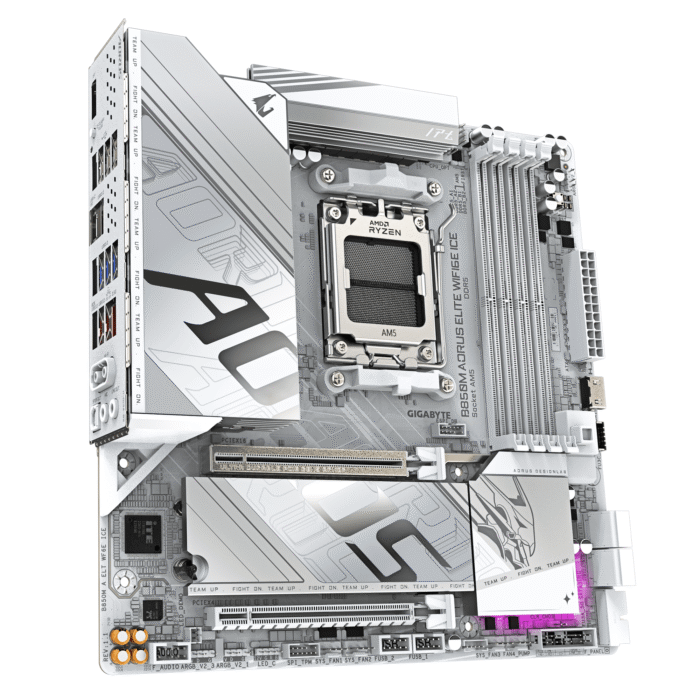 Дънна платка GIGABYTE B850M AORUS ELITE WIF6E ICE socket AM5 - Image 2