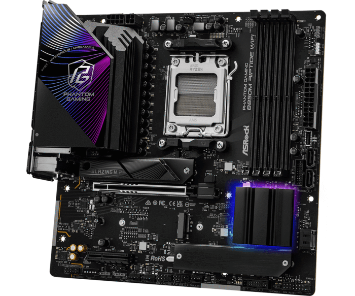 Дънна платка ASRock B850M RIPTIDE WIFI7 socket AM5 - Image 3