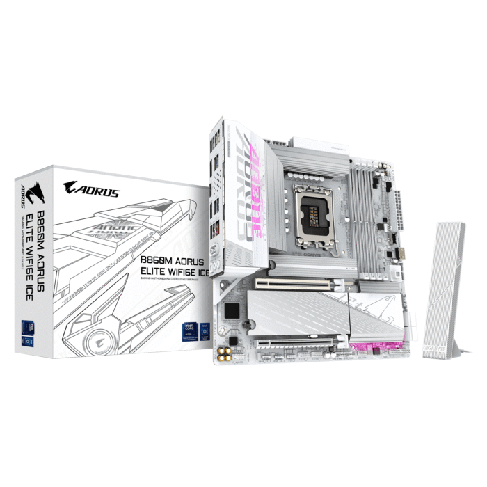 Дънна платка GIGABYTE B860M AORUS ELITE WiFi 6E ICE, LGA 1851 - Image 5
