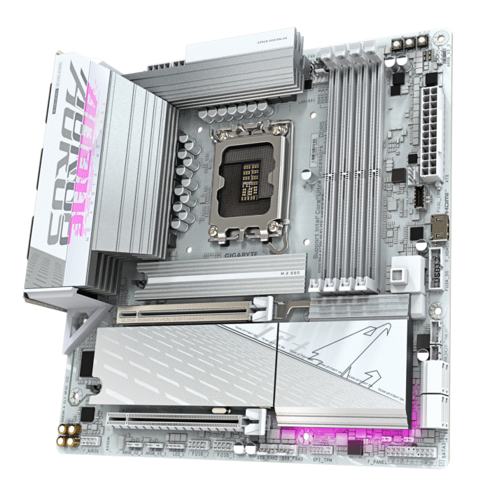 Дънна платка GIGABYTE B860M AORUS ELITE WiFi 6E ICE, LGA 1851 - Image 3