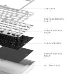 Геймърскa механична клавиатура Dark Project ALU81A Terra Nostra White RGB - Image 5