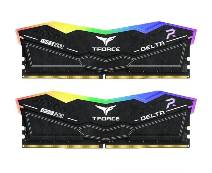 Памет Team Group T-Force Delta RGB DDR5 32GB (2x16GB) 6400MHz CL32 - Image 1