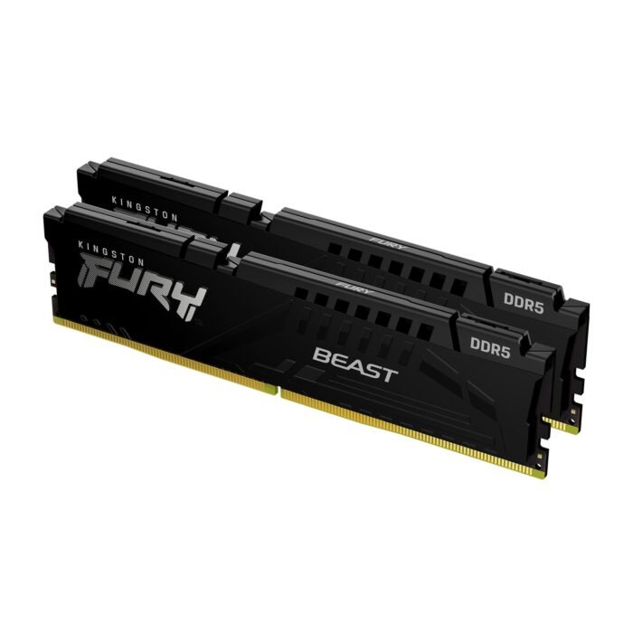 Памет Kingston FURY Beast Black 16GB(2x8GB) DDR5 5600MHz CL40 KF556C40BBK2-16 - Image 1