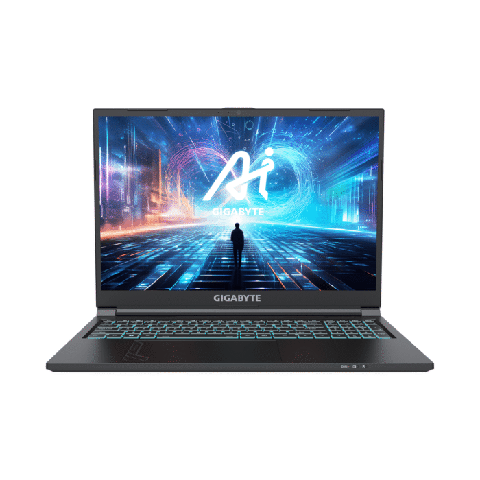 Лаптоп GIGABYTE G6 KF-H3EE854KD-16" FHD 165Hz, Intel Core i7-13620H, 2x8GB DDR5, 1TB SSD Gen4, nVIdia RTX 4060 8GB GDDR6, Free DOS - Image 1
