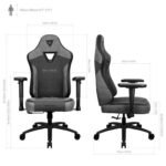 Геймърски стол ThunderX3 EAZE Loft - Черен - Image 8