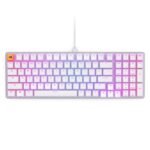 Геймърска механична клавиатура Glorious GMMK 2 White - Fox Switches US-Layout