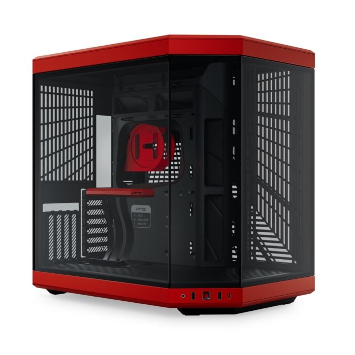Кутия HYTE Y70 Tempered Glass Black/Red - Image 1