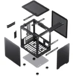 Кутия Jonsbo C6 Mesh, mATX, Black - Image 6