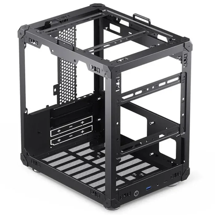 Кутия Jonsbo C6 Mesh, mATX, Black - Image 3