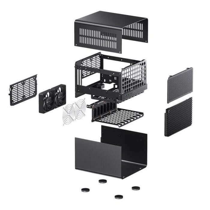 Кутия Jonsbo N3 NAS, Mini-ITX, Black - Image 8