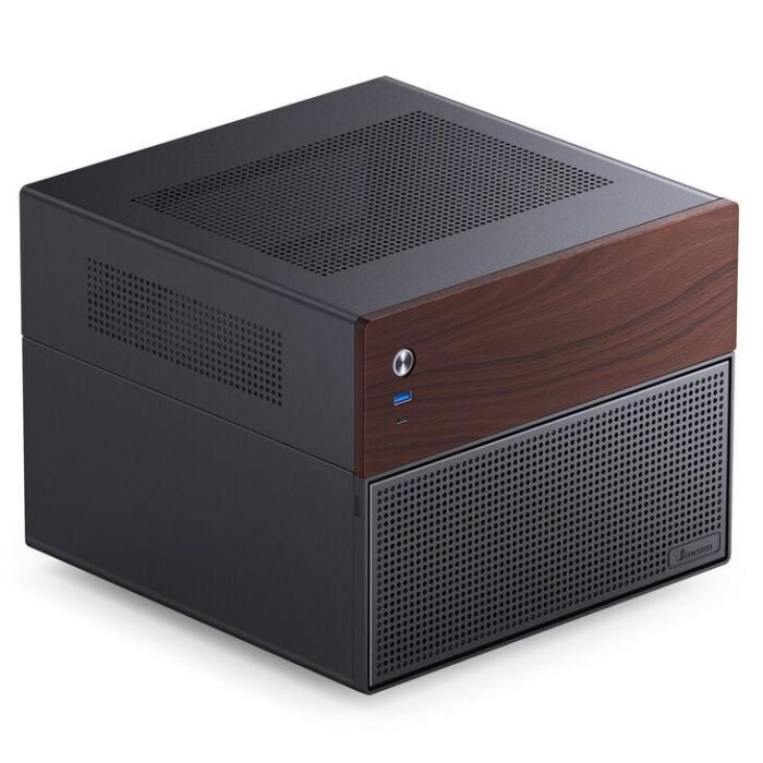 Кутия Jonsbo N4 NAS, m-ATX, Black - Image 1