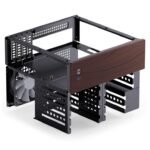 Кутия Jonsbo N4 NAS, m-ATX, Black - Image 4
