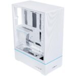 Кутия Lian-Li SUP01W Mid-Tower, Tempered Glass, Бяло - Image 2