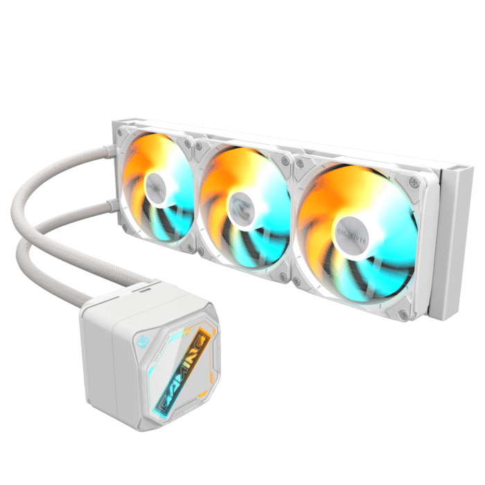 Воден охладител за процесор Gigabyte GAMING 360 ICE, бяла - Image 1