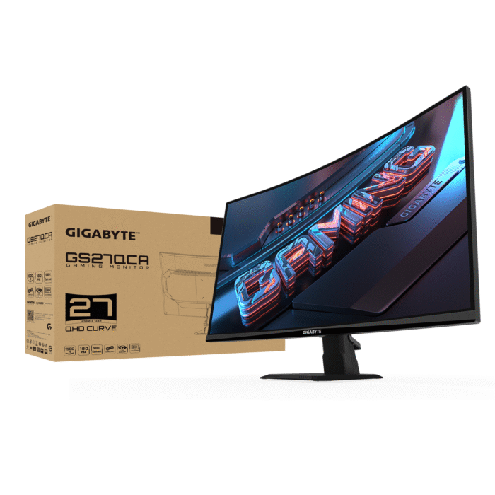 Геймърски Монитор Gigabyte GS27QCA - 27" inch SS/VA 1500R, QHD (2560x1440), 180Hz, 1ms, HDR Ready - Image 8