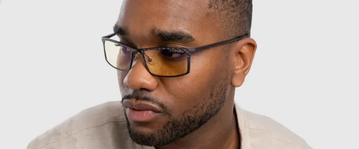 Компютърни очила GUNNAR Plaid Graphite - Amber - Image 4