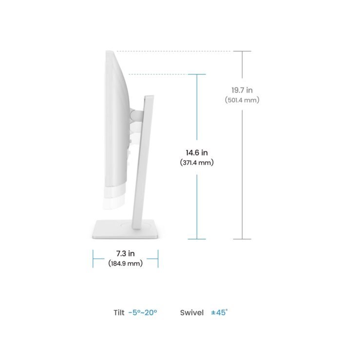 Монитор BenQ GW2486TC, 23.8", IPS, 1920x1080, 100Hz, Speaker 2 x 2W - Image 9