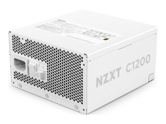 Захранващ блок NZXT C1200 White 1200W 80+ Gold ATX 3.1 - Fully Modular - Image 1