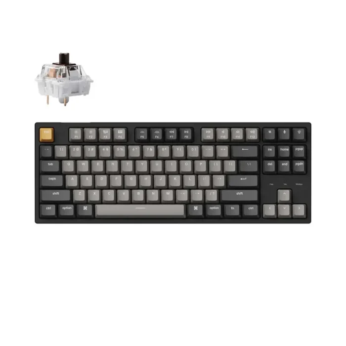 Механична клавиатура Keychron C1 Pro - K Pro Brown Switch, RGB Backlight - Image 1