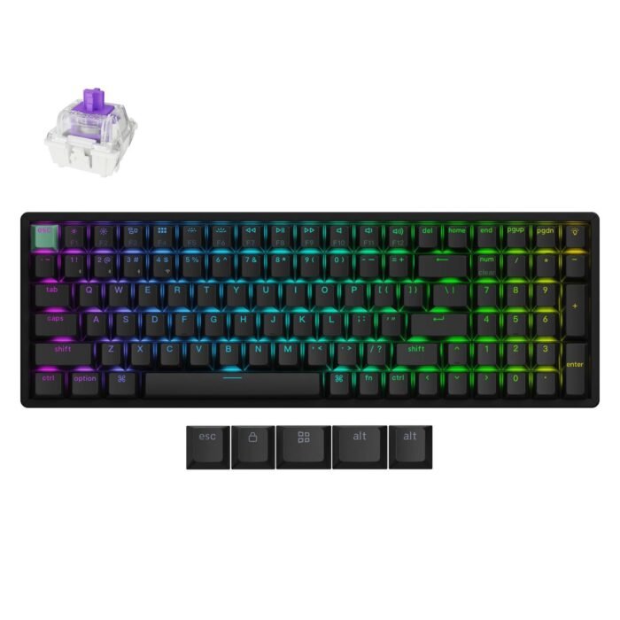 Геймърска механична клавиатура Keychron K4 HE Standard Edition - Wireless, Full Size - Image 1