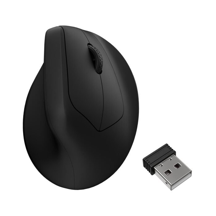 Ергономична мишка Keychron M5 Wireless 8K - Black - Image 1