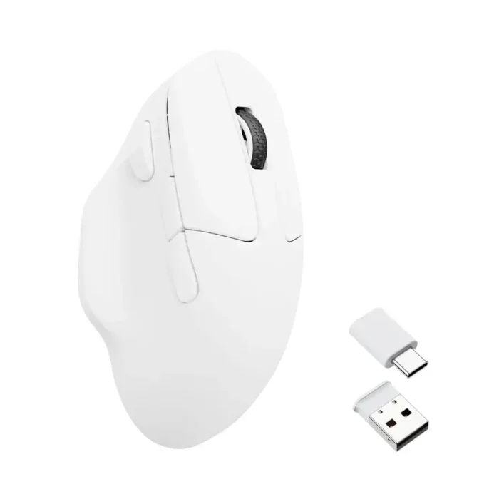 Безжична мишка Keychron M7 1000Hz, Matte White - Image 2