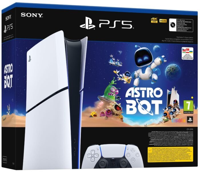 Конзола PlayStation 5 (Slim) Digital Edition - Astro Bot Bundle - Image 1
